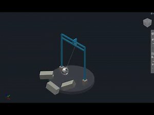 Inventor Dynamic Simulation 鋼球衝突 (高画質)