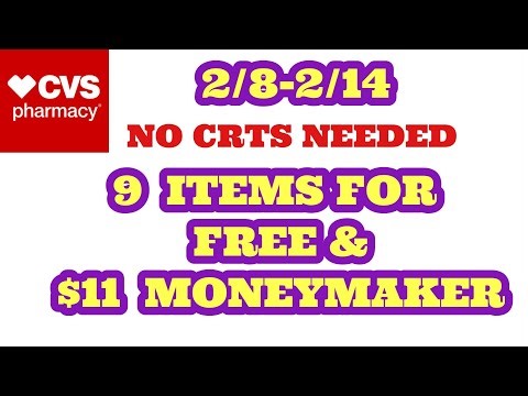 FREE & MONEYMAKERS AT CVS 2/8-2/14!