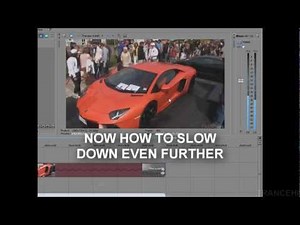 Speed up, slow down video 2x, 6x, 12x Sony Vegas