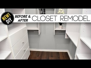 Small CLOSET Remodel ( Surprising The Parents With A New Closet )