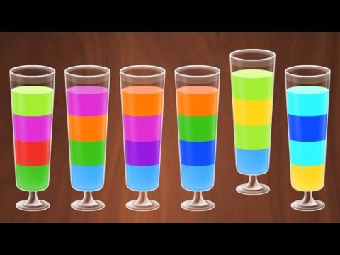 Colors Sorting Gameplay 🌈🔥 Brain challenge ✨