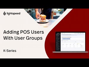 Adding POS Users With User Groups - Getting Started
