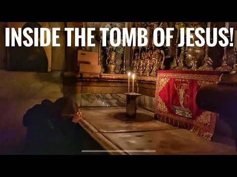 Inside the Tomb of Jesus! And a Catholic procession in the Holy Sepulchre