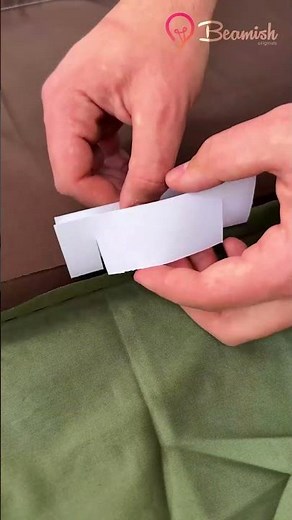 Ironing trick using paper 🧵 #easy #iron #paper #trick
