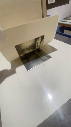 Kopal Seth on Instagram: "I made some etching prints! What is etching? Etching is traditionally the process of using strong acid or mordant to cut into the unprotected parts of a metal surface to create a design in intaglio (incised) in the metal plate. The plate is inked in chosen non-corrosive ink all over and the surface ink drained and wiped clean, leaving ink in the etched forms. The plate is then put through a high-pressure printing press together with a sheet of paper (often moistened to 