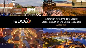 Innovation @ The Velocity Center: Global Innovation and Entrepreneurship
