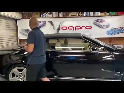 Bentley Continental GTC (3W) - Roof Fault 1 & Repair - Rear Bow Raising Issue