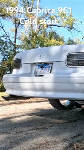1994 Caprice 9C1 Cold start #car #automobile #chevycaprice #subscribe #familia