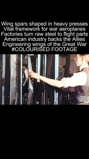 Manufacture of American military aircraft wing spars 1917–1918