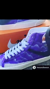 Thank you @hessandlawson for sharing!! 😎🔥. Using Thermal Dust® from SolarColorDust.com. What would you call these?☁️. ..Products used:Thermal Dust- @solarcolordust Finisher- @liquidkicksofficial Paint- @angelusdirect . #customshoes #custommade #nike #highfashion #customsneakers #sneakers #angelus #angelusdirect #youtubers #smallbusiness #1of1 #customblazer #solarcolordust #solesociety #sneakerhead #sneakeraddict | SolarColorDust.com