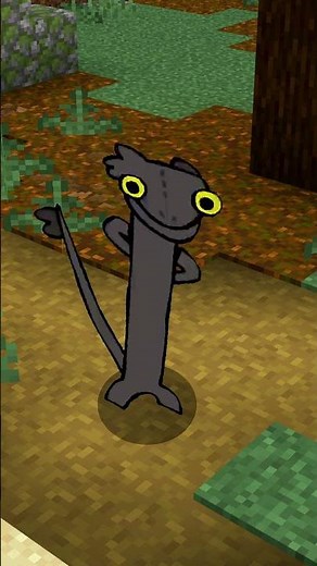 Dancing Toothless in Minecraft