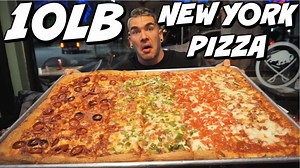 137K views · 4.7K reactions | New York Pizza and Wings! A famous combo that cannot be over looked! Today we head to Casa Di Pizza to eat some delicious New York Style Pizza and wings (Buffalo style). For this massive pizza challenge we had 1 hour to complete one of their giant pizza's and 20 wings of our choice. Can we beat this huge pizza challenge, or will it beat us? Shout out to Buffalo New York! | Joel Hansen - Model Vs Food | Facebook