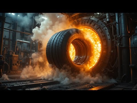 🛞 Comment sont fabriqués les pneus de voiture ? | Le processus de A à Z | Inside Factory
