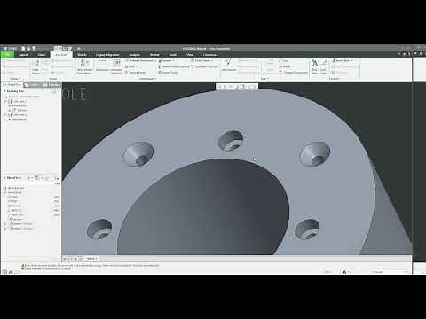 Adding Counter Bore and Counter Sink to callout in Creo
