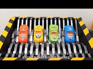 Shredding Plastic Cars!