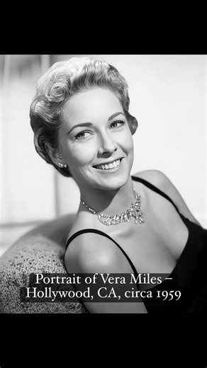 Vera Miles, photographed in the late 1950s, radiates star power and warmth in this animated portrait. #Restore #VeraMiles #GoldenAgeCinema #ClassicHollywood #adobePhotoshop | Memory Lane Photos
