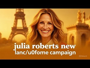 The Most Insane & Luxurious Julia Roberts Lancôme Campaigns | Glance Of Fame |