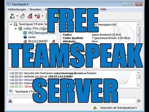 CREATE A FREE TEAMSPEAK 3 SERVER