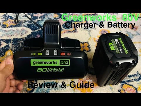 Greenworks 80V Dual Port Charger Explained | Battery Review + LED Guide