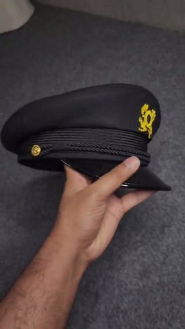 Black Gilligan’s Island Skipper Hat – Nautical Captain Yacht Cap, TV Costume Cosplay Sailor Hat - Etsy
