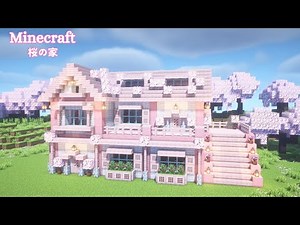 Minecraft: How to Build a Pale Oak and Cherry Blossom House Tutorial