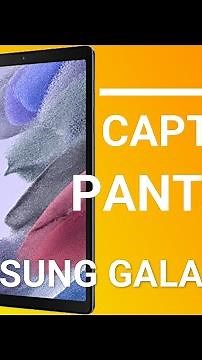 Capturar pantalla en una tablet Samsung