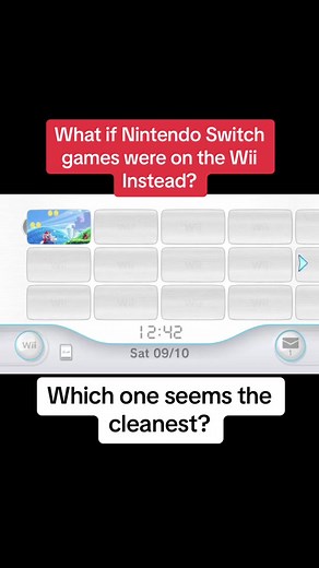 Nintendo Switch Games on Wii Menu
