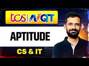 TCS NQT Exam 2026 | Aptitude | CS & IT | TCS NQT Series 2026
