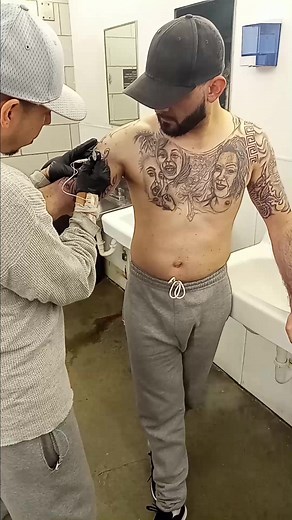 47K views · 556 reactions | All done with the homemade gun and the penitentiary finishing up the sleeve. #explorerpage #tattoosketch #sketches #tattooideas #tattooartist #tattooart #tattooshop #artist #artwork #tattooguns | Flako Piccaso | Facebook