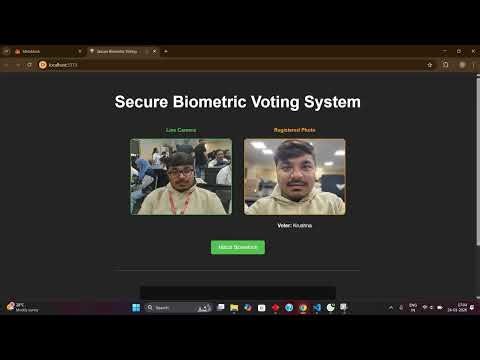 Blockchain Based Voting System | google' TechSprint Hackathon 2026 | Team CodeSparks |