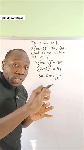 17 reactions · 3 comments | Solving a Quadratic Equation #equation #quadratic #mathswithgpad #SAT #GCSE #IGCSE | Maths with Gpad | Facebook