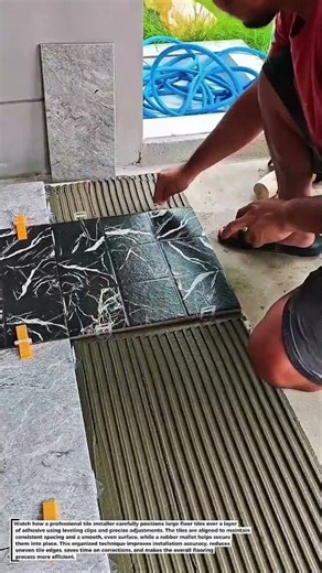 This Tile Installation Technique Creates a Perfectly Level Floor
