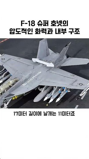 F-18 슈퍼 호넷의 압도적인 화력과 내부 구조