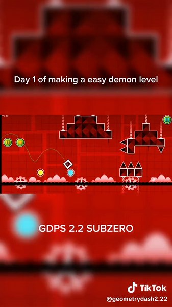 Geometry Dash Compilation: Creating a 2.2 Level Day 1