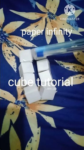 paper infinity cube tutorial #memes #funny #emoji