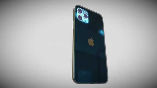 I Phone 11 Pro 3d Model - Download Free 3D model by shadowsudip