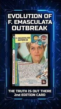 X-Files CCG Evolutions #47: F. Emasculata Outbreak (#TheXFiles #CCGs #CardGames #TCGcollector #FYP )