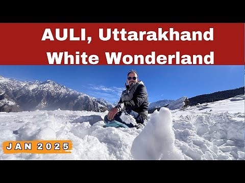 Auli Uttarakhand in Winter Wonderland ❄️ | Snow Adventure in December & January 2025 | Travel Guide
