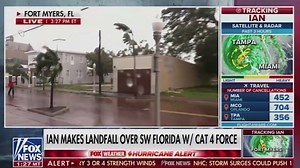 Weather forecasters brave full force of 155mph Hurricane Ian