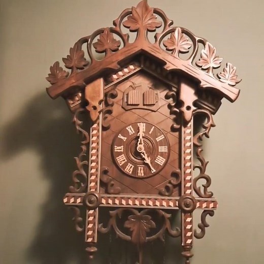 Rare German Quail Cuckoo Clock - Crazy Chaos Mechanism!