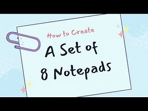 Print Shop Notepad Tutorial with Canva for Education