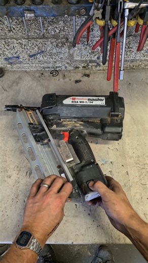Repairing an old Wurth Master gas gun. #tools #wurth #wurthmaster #nailgun #toolrepair | Deandohertygreaser