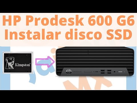 Como Instalar disco SSD en HP Prodesk 600 G6 SFF PC