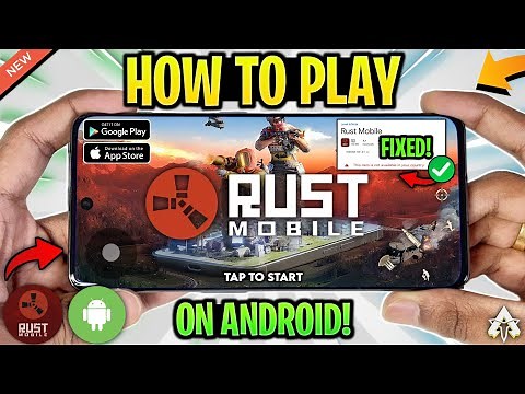 🔥 How To Play RUST Mobile On Android/iOS EARLY! | Rust Mobile Gameplay