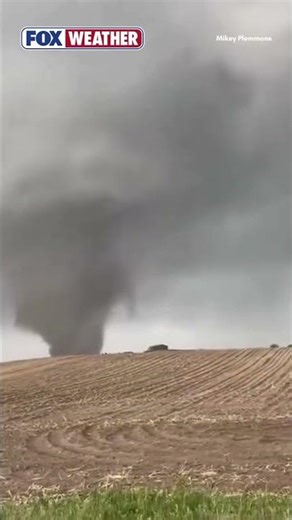 Storm Trackers In Howard County, Nebraska, Reported A Large Twister Moving Across The Region