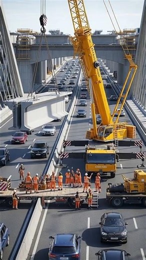 workers who were hit by concrete while evacuating the road.#shorts