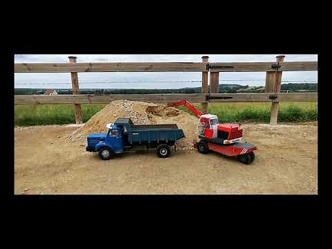 Pelle Poclain TY 45 des années 60' au 1/10eme