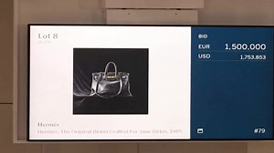 Moment original Jane Birkin's original Hermès handbag sold for millions at Sotheby's auction