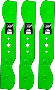 8TEN LawnRAZOR Blade for Cub Cadet Ultima ZT2 60 Inch Deck 742-05620 742P05620 490-110-C187 (Notched High Lift) 3 Pack