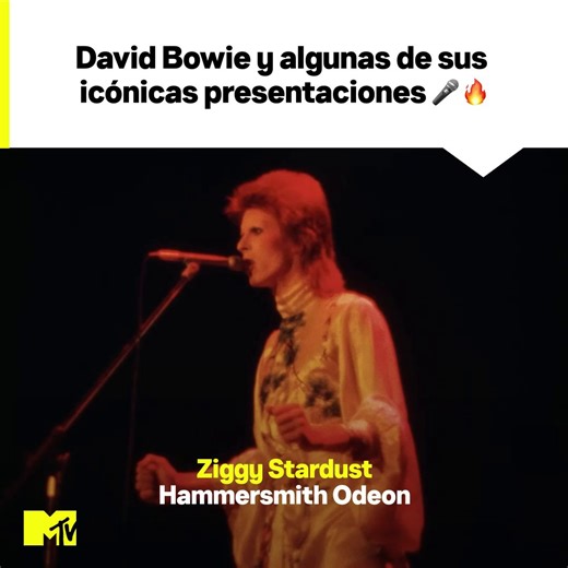 ✨ El 8 de enero celebramos a David Bowie ✨ Un genio que transformó cada escenario en arte. Recordamos algunas de sus presentaciones más icónicas. 🚀🎤 #MTVMúsica #DavidBowie | MTVLA